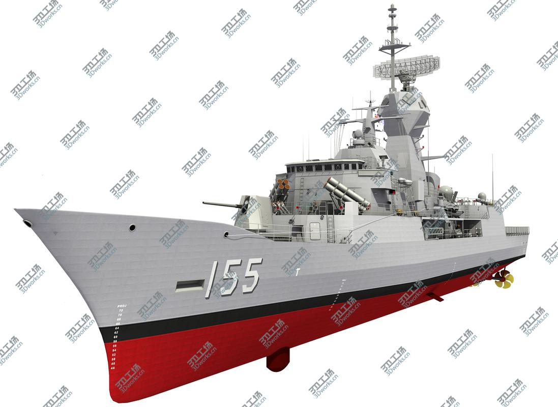 images/goods_img/20210313/3D ANZAC MEKO Class Frigate HMAS BALLARAT FFH 155 model/1.jpg